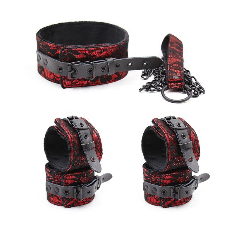Kit bondage de cuero y encaje — vista 2 del producto