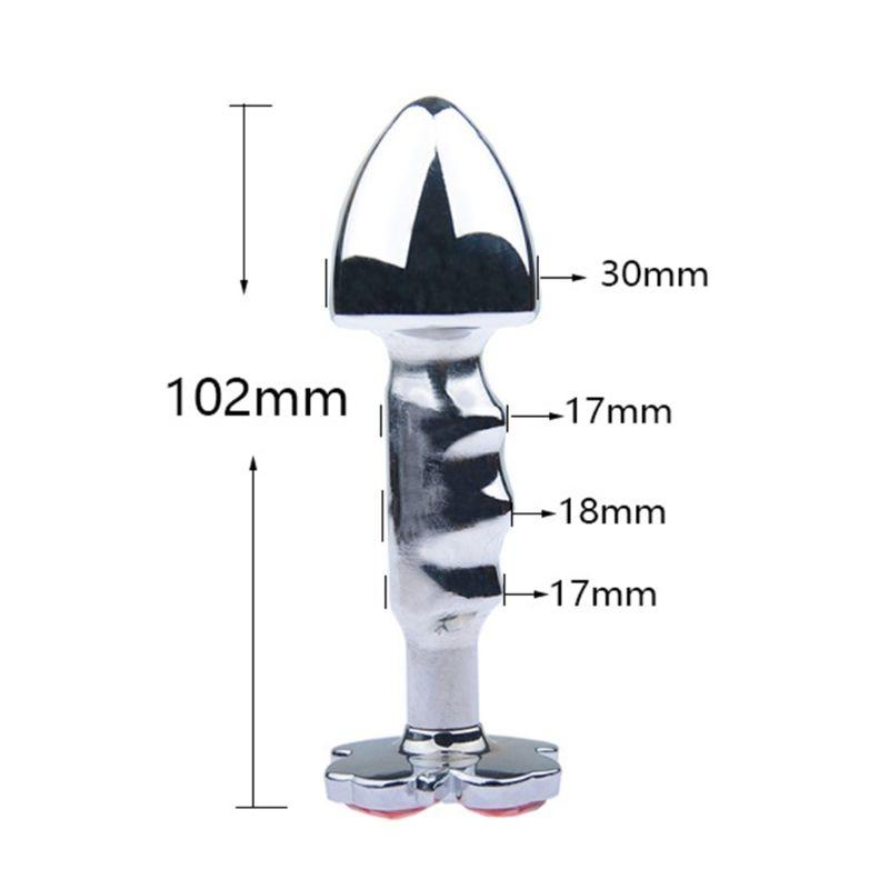Clover Heart Butt Plug — product view 3