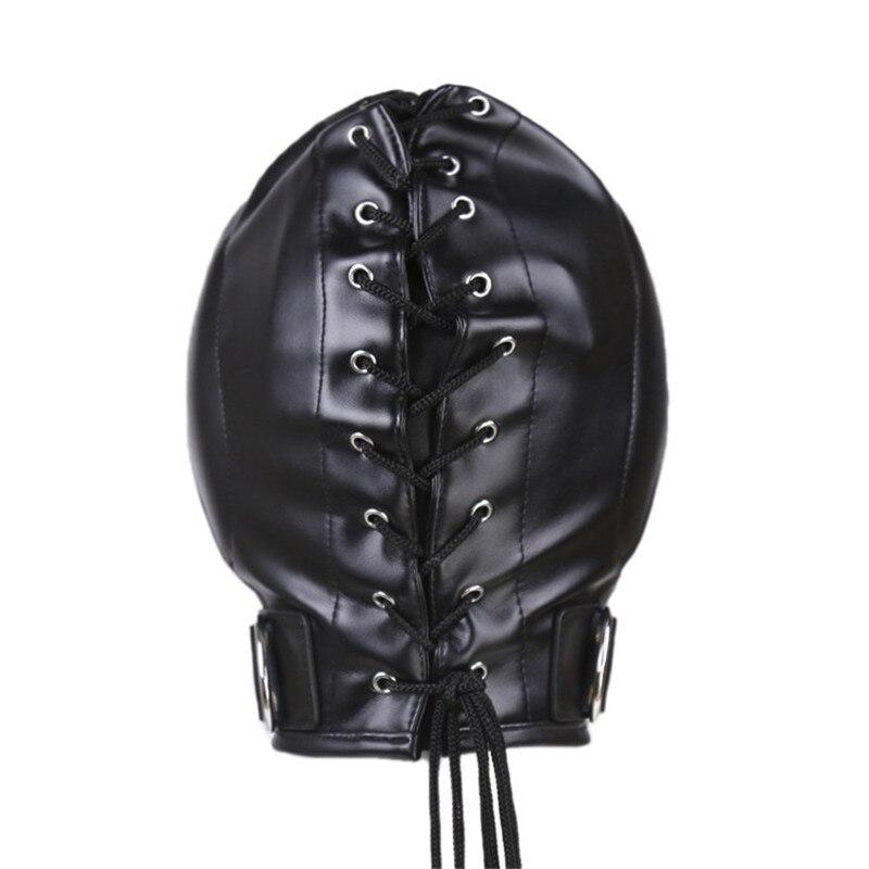 Vinyl Bondage Hood — product view 2