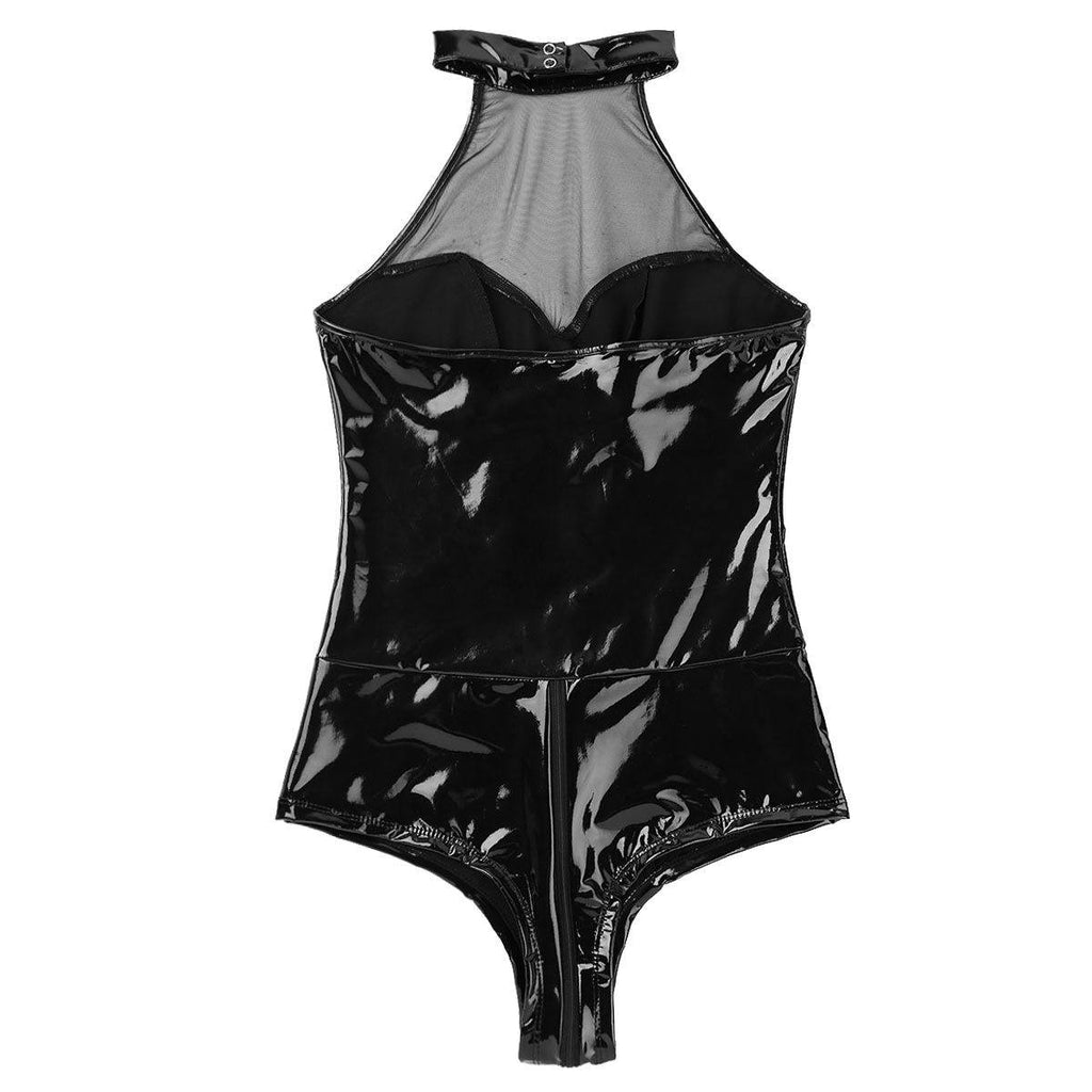 Vinyl Bodysuit Fishnet — product view 3