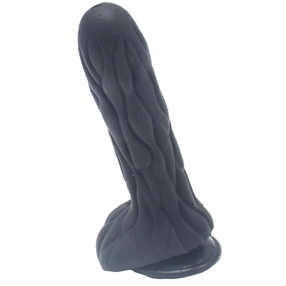 Ribbed Suction Cup Dildo — product view 6