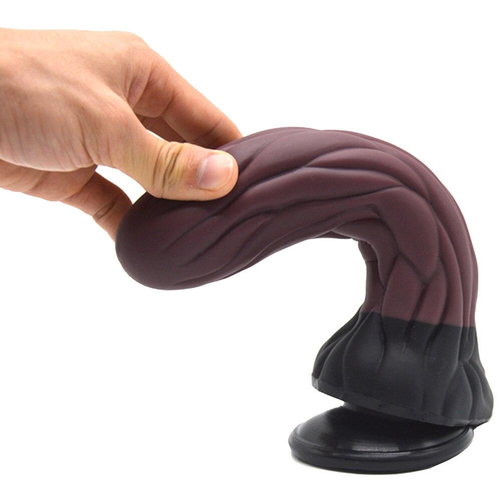 Ribbed Suction Cup Dildo — product view 2