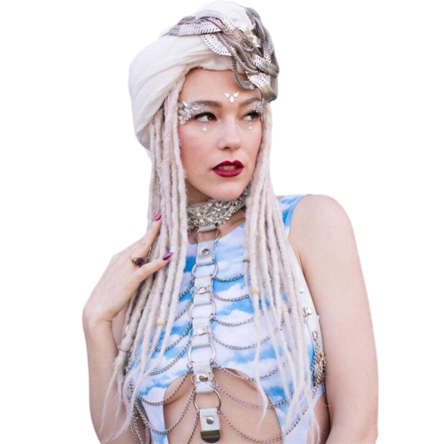 Holographic Women's Body Harness — product image