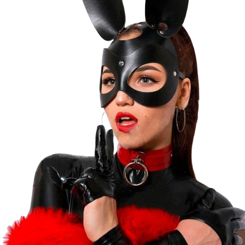 Sexy Bunny Bondage Mask — product view 2