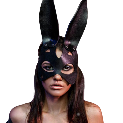 Sexy Studded Bondage Mask — product view 2