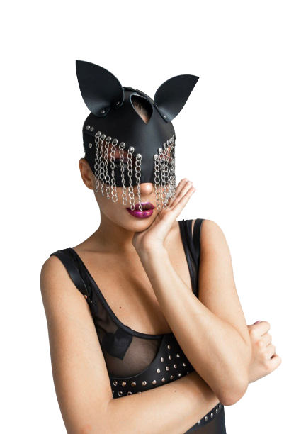 Sexy Chaines Bondage Mask — product view 2