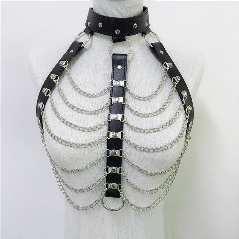 Arnés corporal de cadenas para mujer — vista 3 del producto