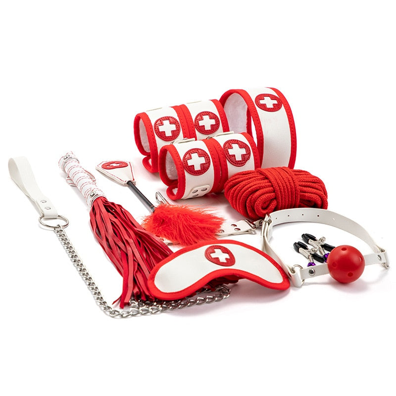 Kit de juguetes BDSM de enfermera — imagen del producto