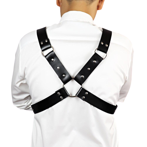 Cross Fetish Harness for Men — product view 2