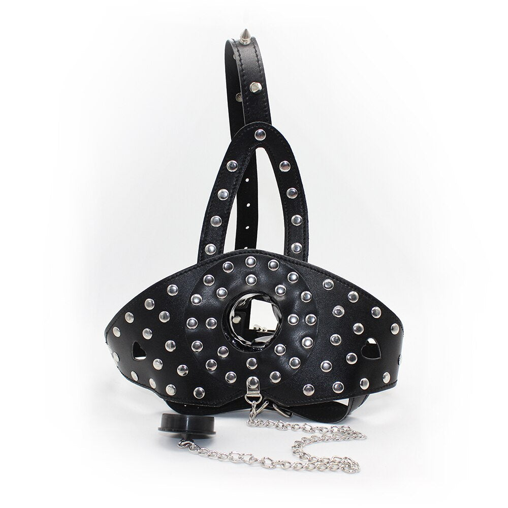 Studded Gag Mask — product view 3