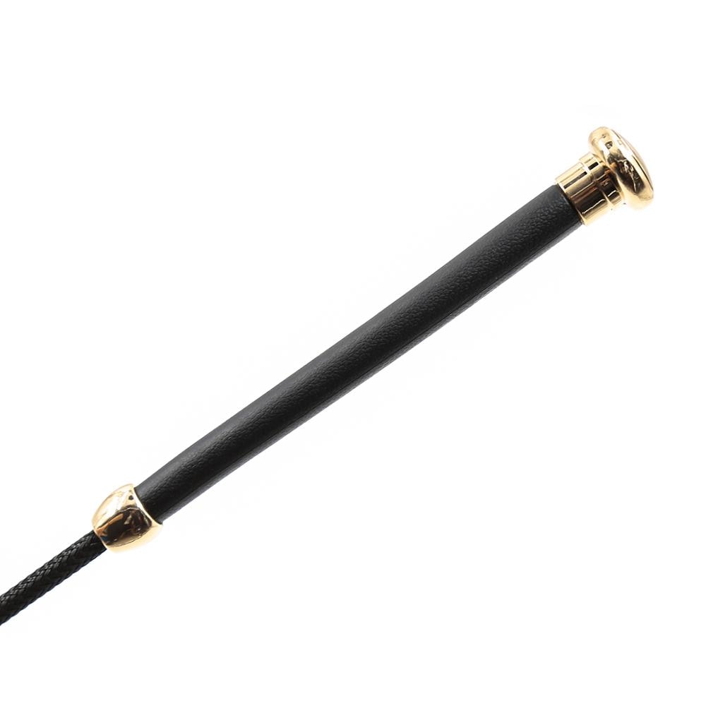Gold-Handle BDSM Riding Crop — product view 4