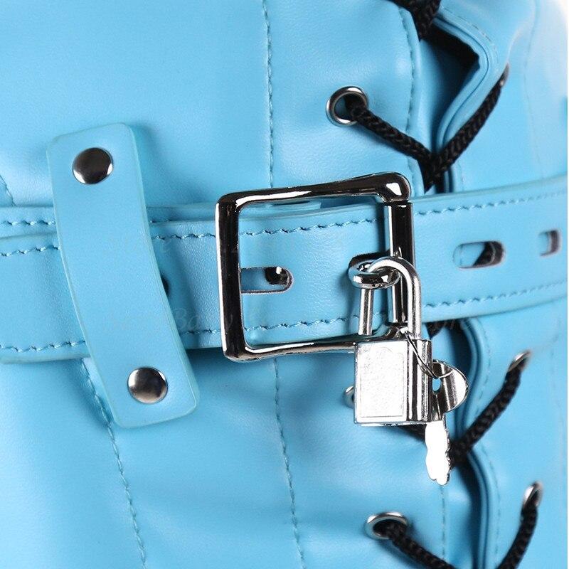Blue Bondage Hood — product view 3