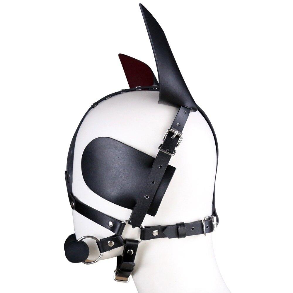 Leather Pig BDSM Mask — product view 3