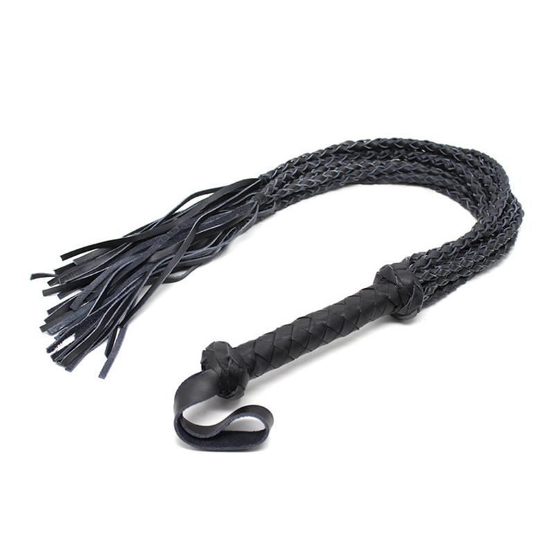 Fruste BDSM Flogger Inferno in Pelle — vista prodotto 5