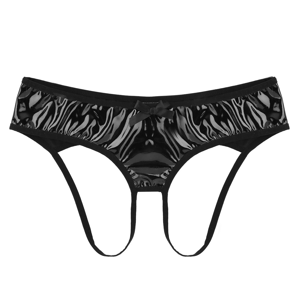 Faux Leather Panties — product view 3
