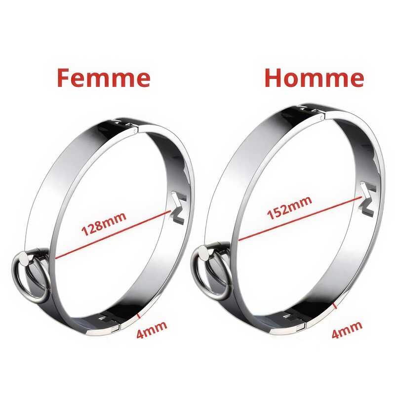 Metalli BDSM Collar & Leash ... tuotenäkymä 6