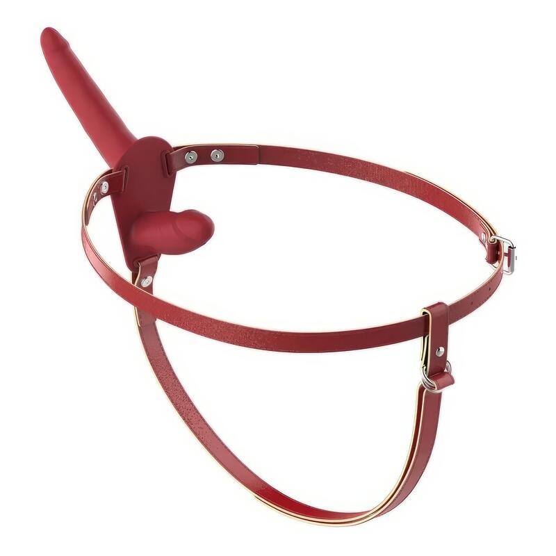 Red Strap-On Dildo for Women — product view 4