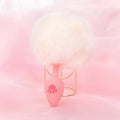 Pink Bunny Tail Butt Plug — product view 2