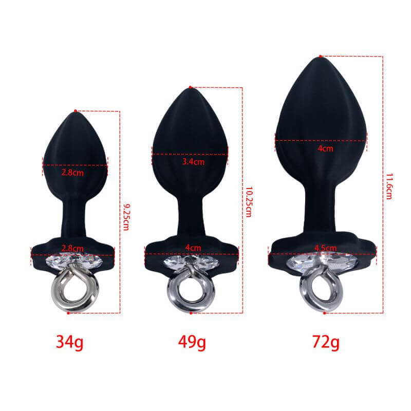 Silicone Flower Butt Plug — product view 12
