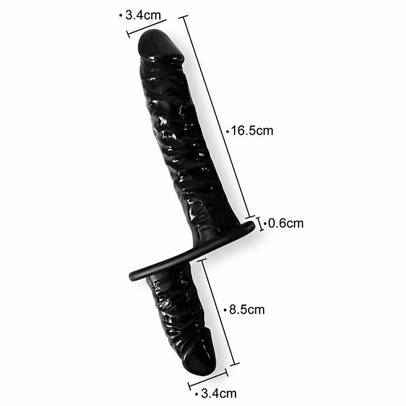 Dobbelt-sluttede vibrerende Strap- On Dildo — produktvisning 6