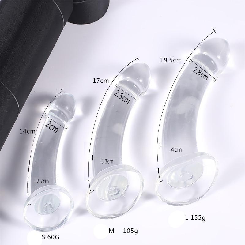 Clear Strap-On Dildo — product view 2