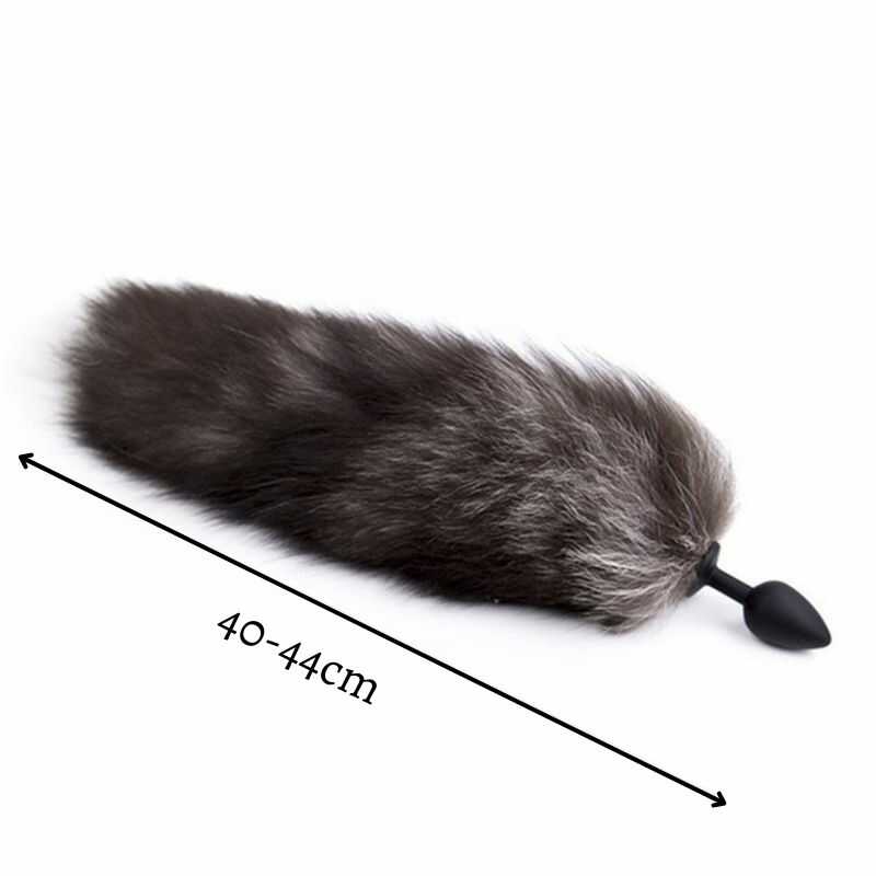 Silicone Fox Tail Butt Plug — product view 4