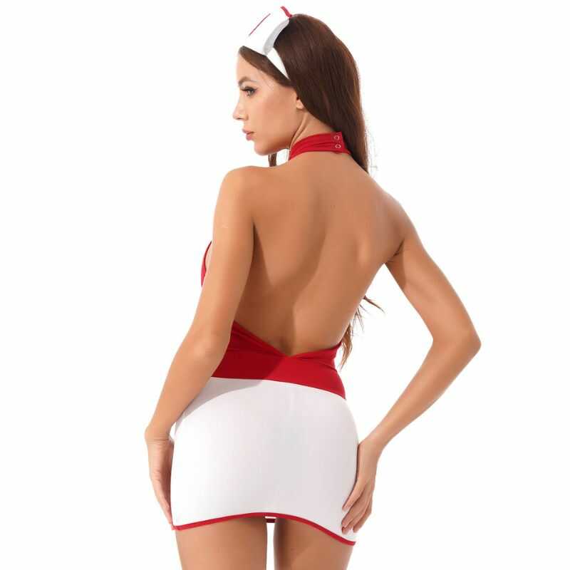 Women's Sexy Nurse Roleplay Costume — product view 3