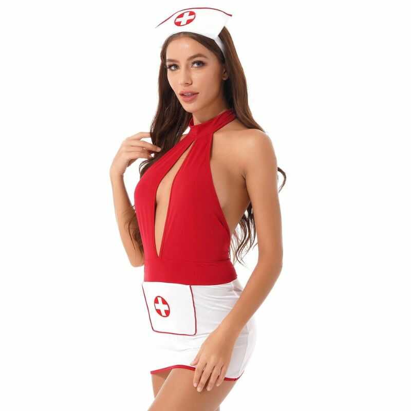 Women's Sexy Nurse Roleplay Costume — product image