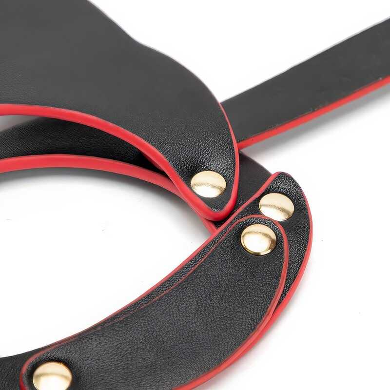 Luxury Black BDSM Mask — product view 3