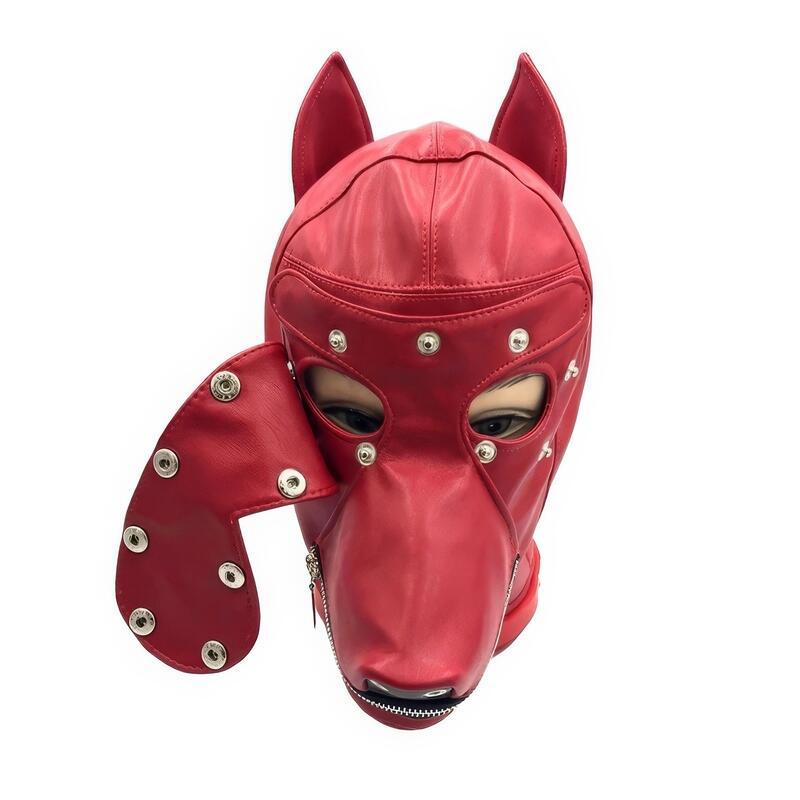 Cagoule Bondage Rouge — vue du produit 3