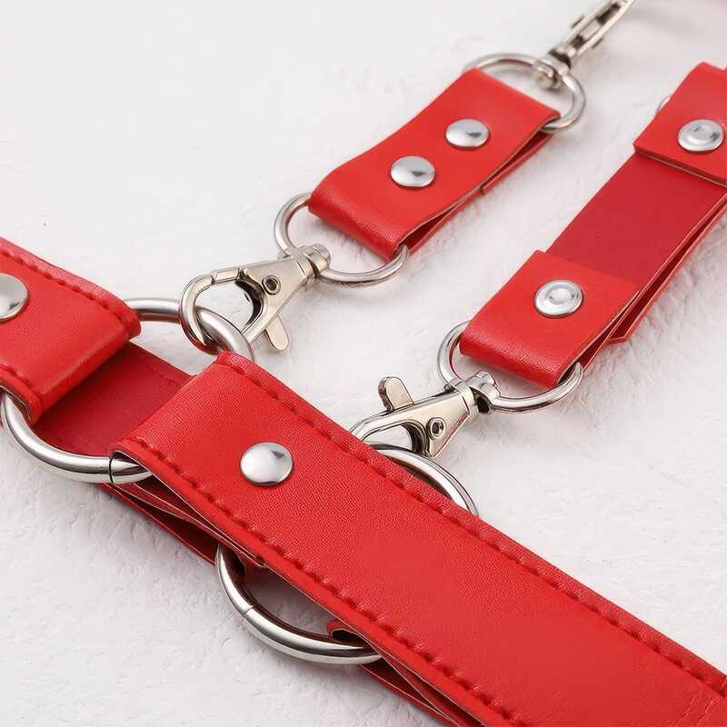 Garter Belt Harness with Cuffs — product view 4