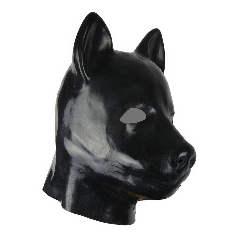 Dog Latex Bondage Hood — product view 2