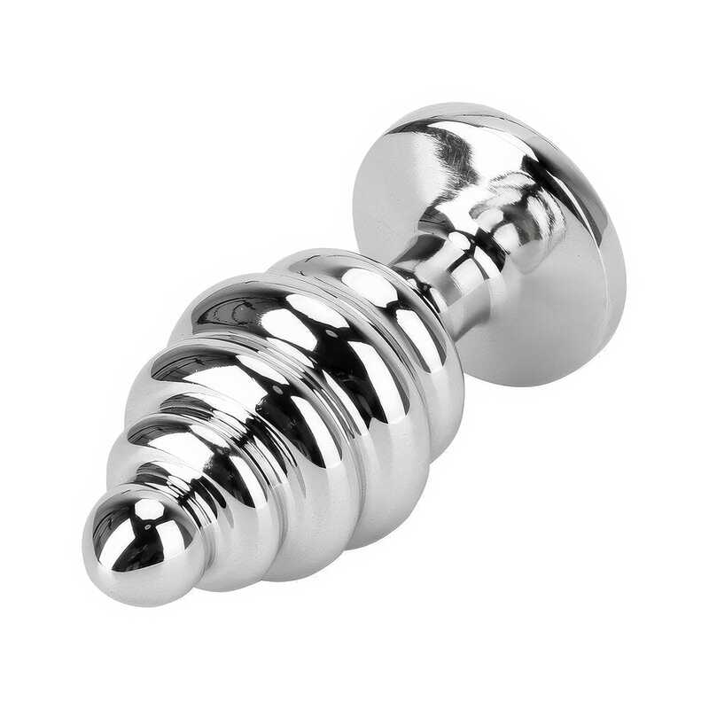 Spiral Metal Butt Plug — product view 2