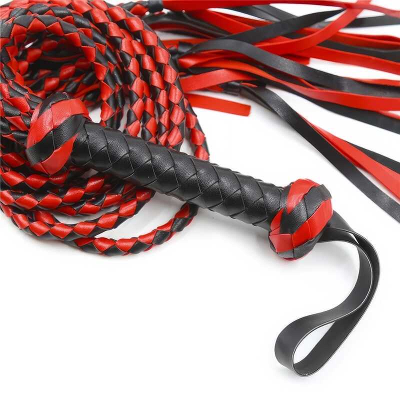 Braided BDSM Whip — product view 2